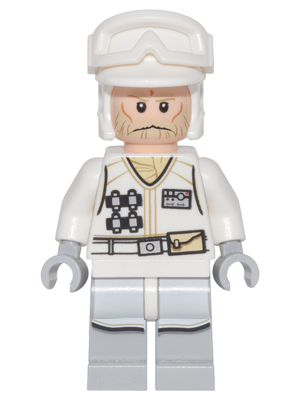 LEGO Minifigure -- Hoth Rebel Trooper White Uniform 3, No Backpack (75146)-Star Wars / Star Wars Episode 4/5/6 -- SW0765 -- Creative Brick Builders